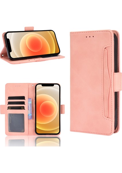 Ile Uyumlu iPhone 12 Kredi Kartı Tutuculu Kickstand Koruyucu Cüzdan Kılıfı, Flip Folyo Kitap Pu Deri Darbeye Dayanıklı Kapak (Yurt Dışından) fırsatları