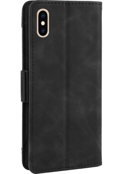 Ile Uyumlu iPhone X/xs Kredi Kartı Tutuculu Kickstand Koruyucu Cüzdan Kılıfı, Flip Folyo Kitap Pu Deri Darbeye Dayanıklı Kapak (Yurt Dışından) indirimleri