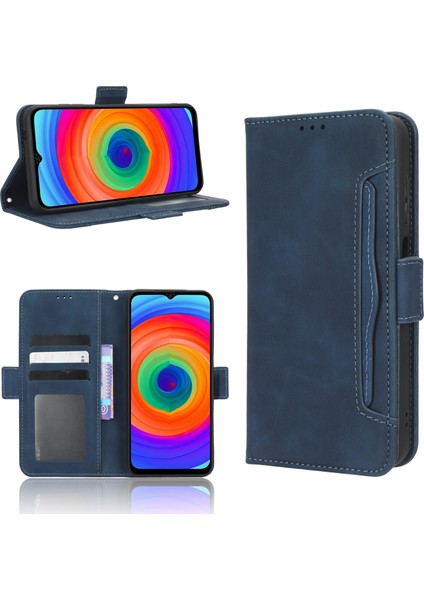 Ile Uyumlu Ulefone Note 14 Kredi Kartı Tutuculu Kickstand Koruyucu Cüzdan Kılıfı, Flip Folyo Kitap Pu Deri Darbeye Dayanıklı Kapak (Yurt Dışından)