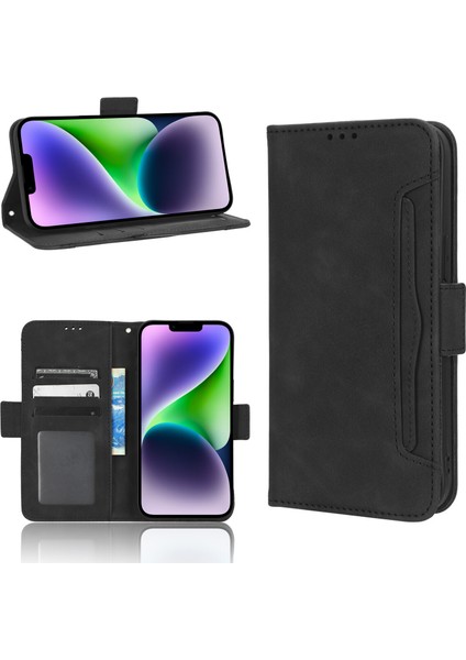 Ile Uyumlu iPhone 15 Plus Kredi Kartı Tutuculu Kickstand Koruyucu Cüzdan Kılıfı, Flip Folyo Kitap Pu Deri Darbeye Dayanıklı Kapak (Yurt Dışından) indirimleri