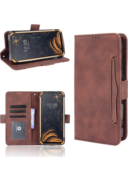 Ile Uyumlu Doogee S88 PLUS/S88 Pro Kredi Kartı Tutuculu Kickstand Koruyucu Cüzdan Kılıfı, Flip Folyo Kitap Pu Deri Darbeye Dayanıklı Kapak (Yurt Dışından) fırsatları
