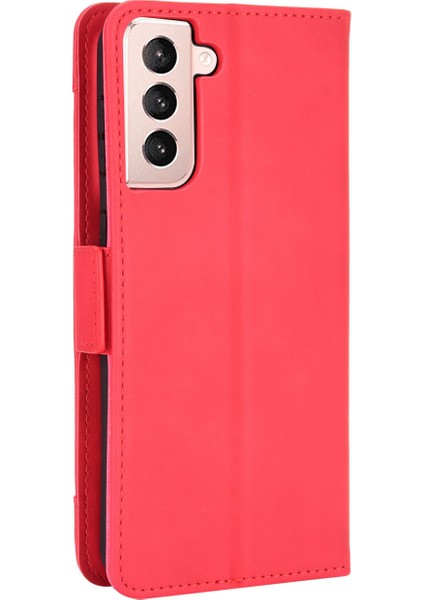 Ile Uyumlu Samsung Galaxy S21 Kredi Kartı Tutuculu Kickstand Koruyucu Cüzdan Kılıfı, Flip Folyo Kitap Pu Deri Darbeye Dayanıklı Kapak (Yurt Dışından) indirimleri
