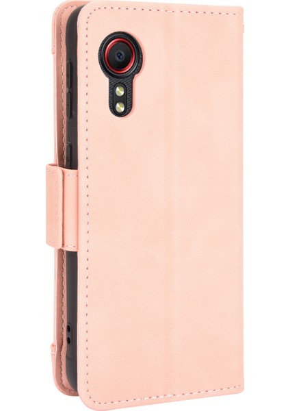Ile Uyumlu Samsung Galaxy Xcover 5 Kredi Kartı Tutuculu Kickstand Koruyucu Cüzdan Kılıfı, Flip Folyo Kitap Pu Deri Darbeye Dayanıklı Kapak (Yurt Dışından) indirimleri