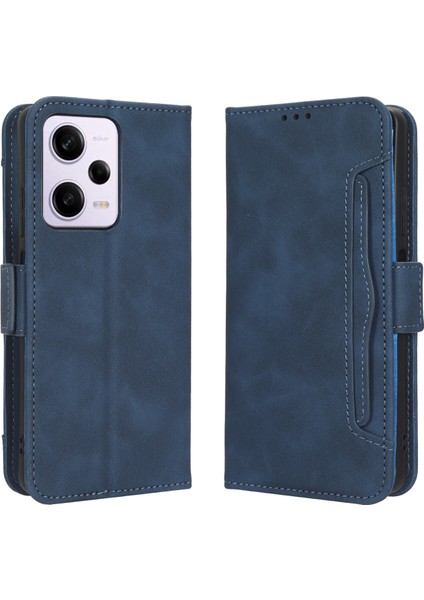Ile Uyumlu Xiaomi Redmi Note 12 Pro Plus Kredi Kartı Tutuculu Kickstand Koruyucu Cüzdan Kılıfı, Flip Folyo Kitap Pu Deri Darbeye Dayanıklı Kapak (Yurt Dışından)