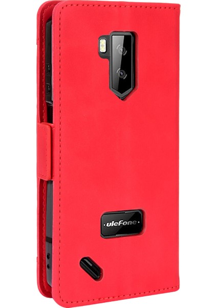 BDT Market Ile Uyumlu Ulefone Armor X9 Kredi Kartı Tutuculu Kickstand Koruyucu Cüzdan Kılıfı, Flip Folyo Kitap Pu Deri Darbeye Dayanıklı Kapak (Yurt Dışından)