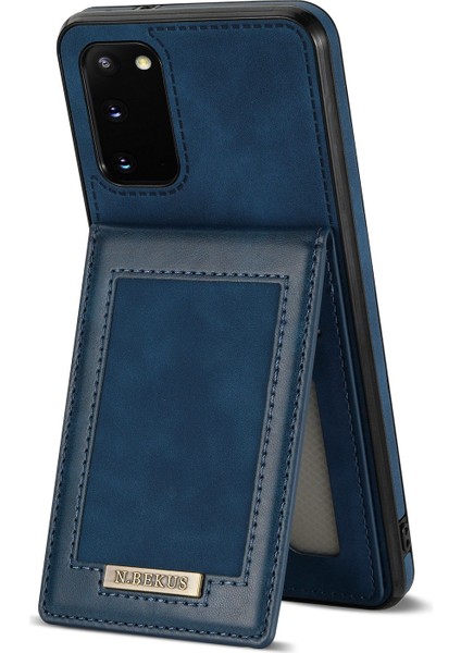 Samsung Galaxy S20 FE/S20 Fe 5G/S20 Fe 2022/S20 Lite, Dikey Kart Tutucusu Pu Deri+Tpu Rfıd Engelli Telefon Kılıfı (Yurt Dışından)