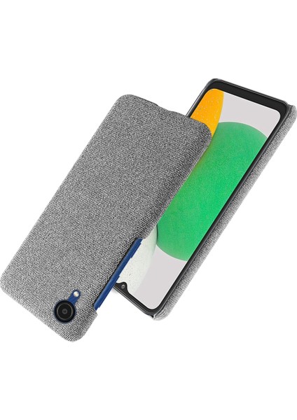Samsung Galaxy A23E Için Anti-Dut Mobil Telefon Kılıfı Kabuk Düz Renk Sert Pc+Bez Telefon Kapak Işık Gri (Yurt Dışından) fiyatları