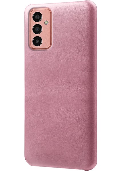 Samsung Galaxy M13 4g Cep Telefonu Kapağı Için, Dalgalı Buzağı Anti-Drop Dokulu Pu Deri Kaplamalı Pc Telefon Kılıfı Altın (Yurt Dışından)