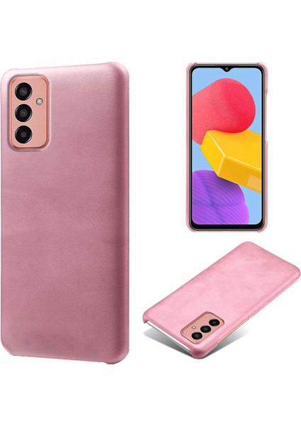 Samsung Galaxy M13 4g Cep Telefonu Kapağı Için, Dalgalı Buzağı Anti-Drop Dokulu Pu Deri Kaplamalı Pc Telefon Kılıfı Altın (Yurt Dışından)