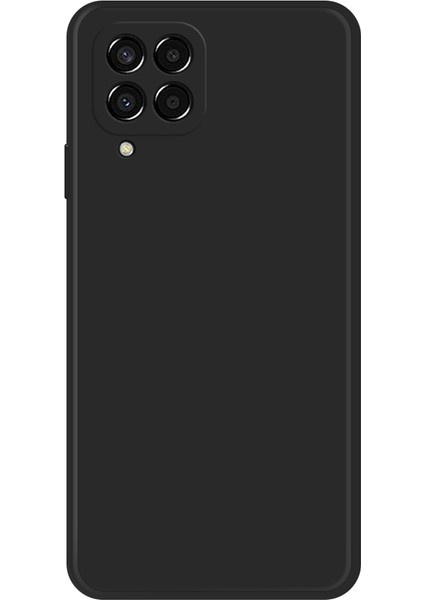 Samsung Galaxy M33 5g (Global Versiyon) Yumuşak Mikrofiber Astar Akıllı Telefon Kılıfı, Kılpsama Önleyici Ka Tpu Düz Kenar Telefon Arka Kapak Black (Yurt Dışından)
