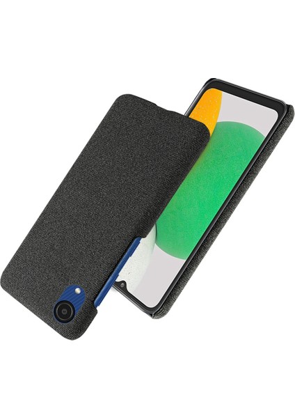 Samsung Galaxy A23E Çizgiye Karşı Çizelge Anti Cep Telefon Kılıfı Kabuk Düz Renk Sert Pc+Bez Telefon Kapak Black (Yurt Dışından) fiyatları