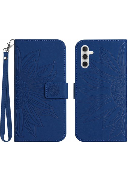 Samsung Galaxy A13 Için 5G/A04S 4g (164.7 x 76.7 x 9.1 Mm) HT04 Şok Geçirmez Ayçiçeği Baskılı Telefon Kapağı Cilt Dokun (Yurt Dışından)