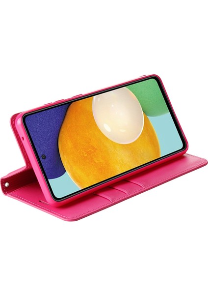 Seashell Digital Samsung Galaxy A52S 5G/A52 5g/4g Anti-Çizelge Pu Deri Kılıf Folio Flip Stant Stand Cüzdan Telefon Kapak Çizgisi (Yurt Dışından)