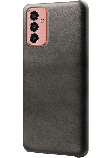 Samsung Galaxy M13 4g Mobil Telefon Kapağı Için, Dalgalı Buzağı Anti-Drop Dokulu Pu Deri Kaplamalı Pc Telefon Vaka Black (Yurt Dışından)