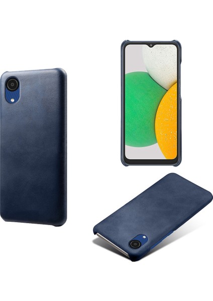 Samsung Galaxy A23E Cep Telefonu Kapağı Çekmeye Dayanıklı Dokulu Pu Derisi Kaplamalı Pc Telefon Vaka Mavisi (Yurt Dışından) fiyatları