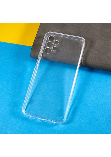 Samsung Galaxy A32 5G/M32 5g Süper Clear Telefon Kabuğu Esnek Tpu Cep Telefonu Geri Kılıf 1.5mm Kalınlaşmış Kapak (Yurt Dışından)