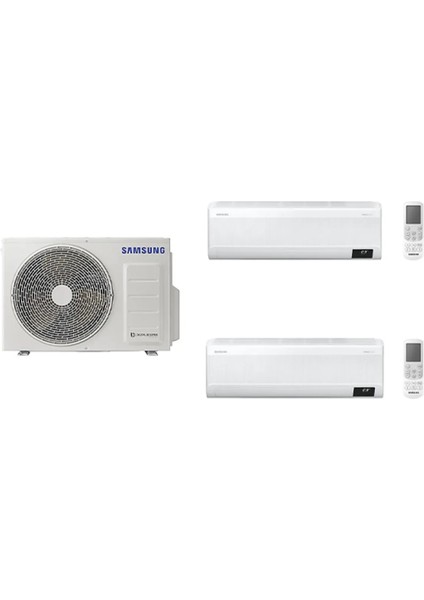 Windfree™ 12+18 BTU/h Iç Ünite 8 Kw Dış Ünite A++ 27300 BTU 1+2 Sistem Multi Inverter Duvar Tipi Klima