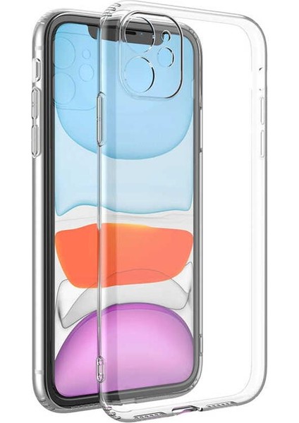 Apple iPhone 11 Kılıf Kamera Korumalı Süper Silikon