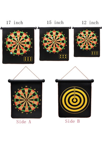 15 Inç Tarzı Inç Manyetik Dart Tahtası Dart Takım Çift Taraflı Akın Dart Tahtaları Dart Güvenlik Plakası Dart Güvenlik Oyun Tahtası Oyuncak (Yurt Dışından)
