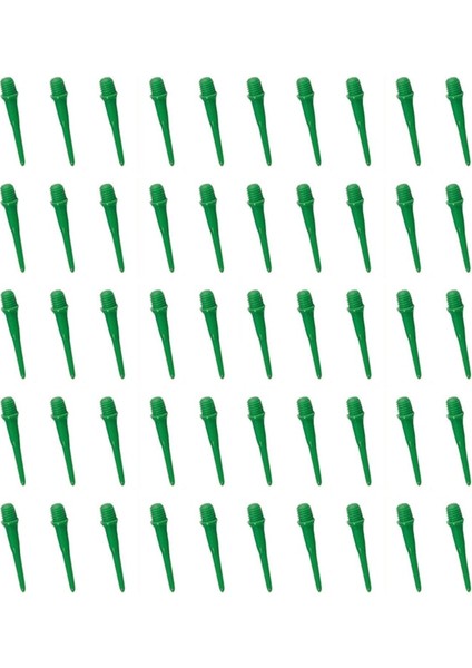 Yeşil 50 Adet Tarzı Olor Yumuşak Nokta Dart Iğnesi Profesyonel Plastik Iplik Yedek Dart Aksesuarları Dart Atma Oyunu Için (Yurt Dışından)