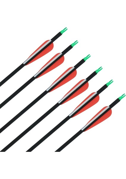 Mercan Kırmızısı Stili Toparchery 31.arbon Arrow Spine 500 Compoundrecurve Bowarrow Okçuluk Atıcılık Avcılık Aksesuarları(Adet) (Yurt Dışından) fiyatları