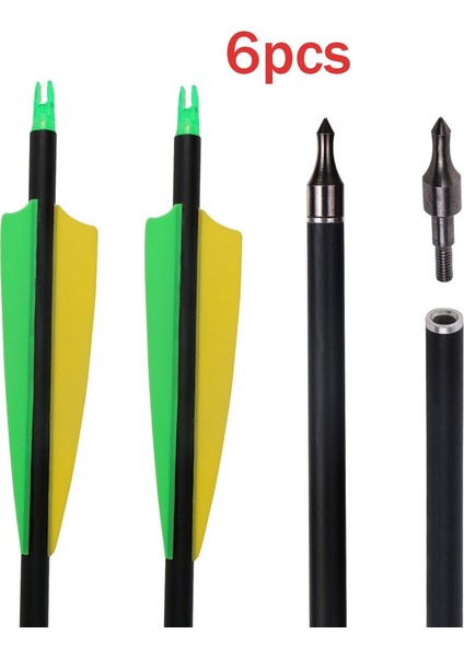 Lacivert Tarzı Adet Karışık Karbon Ok 30 Inchee 500 Çap Bileşik Olimpik Yay ve Ok Okçuluk Avcılık Atıcılık Için (Yurt Dışından) fiyatları