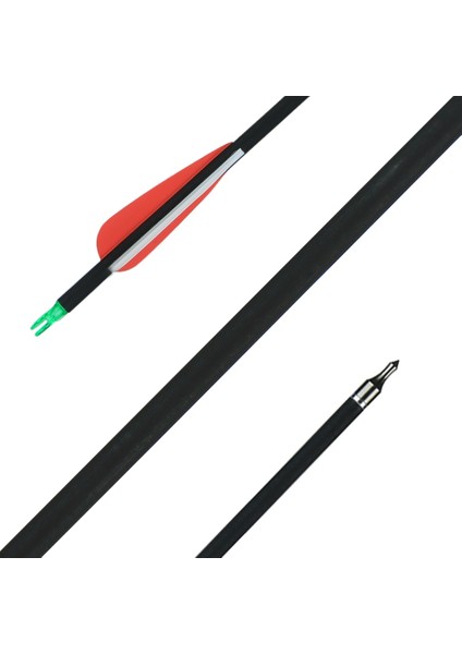 Lacivert Tarzı Adet Karışık Karbon Ok 30 Inchee 500 Çap Bileşik Olimpik Yay ve Ok Okçuluk Avcılık Atıcılık Için (Yurt Dışından) indirimleri