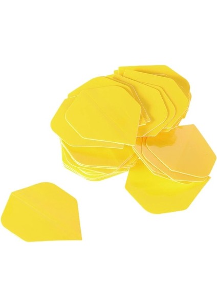 Sarı Stil Et Pure Color Dart Kanat Kuyruğu Profesyonel Pet Dart Uçuş Yüzgeci (Yurt Dışından)