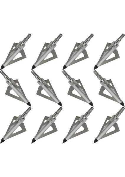 100 Tane 6 Adet Gümüş Tarzı Paket 125 Tahıl 3 Sabit Bıçaklı Av Geniş Başlıkları Okçuluk Ok Av Noktaları Bileşik Yay ve Arbalet Için Metal Ipuçları (Yurt Dışından) indirimleri