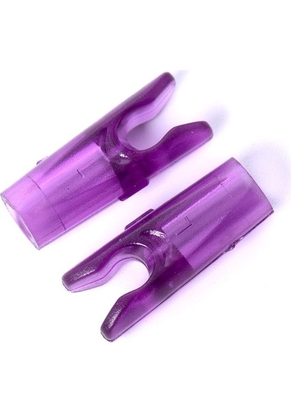 L Mor Tarzı Dıy Plastik Ok Pimi Nocks Boyut L Kimlik Kimliği Ok Mili Okçuluk Aksesuarı (Yurt Dışından)