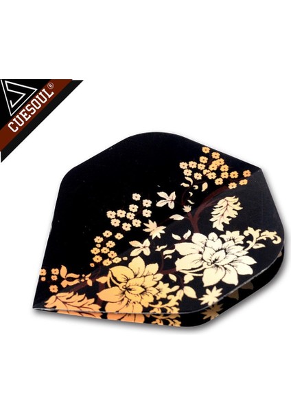 Siyah 12 Adet Tarzı Cuesoul Ets Profesyonel Dart Uçuşları Dart Kuyrukları Çok Li Kanatlar (Yurt Dışından)