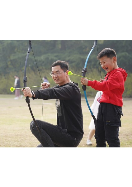 6 Adet Siyah Stil Huntingdoor Çocuk Yay ve Ok Seti Bölünmüş Olimpik Yay Sol ve Sağ El Evrensel Açık Ebeveyn-Çocuk Atış Oyunu (Yurt Dışından) indirimleri