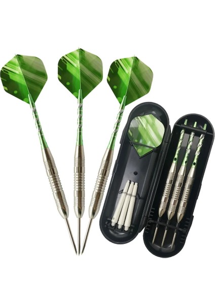 Açık Yeşil Tarzı Et Profesyonel 23 Gram Tungsten Çelik Ucu Dart Ücretsiz Taşıma Çantası ile Sert Oyunlar Için Yüksek Li Dart Oyma (Yurt Dışından)