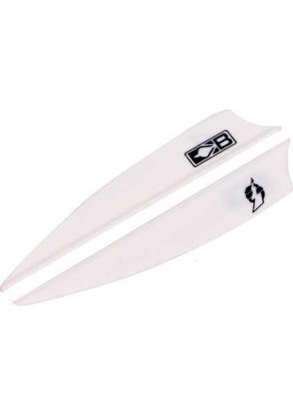 3.5 Inç Beyaz Stil Okçuluk Bolt Fletching Vane Inch Crossbow Ok Tüyü Dıy Avcılık ve Çekim Için Tpu Tüy (Yurt Dışından)