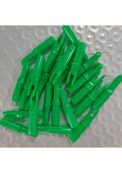 Greent Stili Mağazada Okçuluk Okları Nock .244IGRAM Bileşik Yay Okları Avcılık Için Iç Çap Plastik Ekleme Kuyruğu (Yurt Dışından)