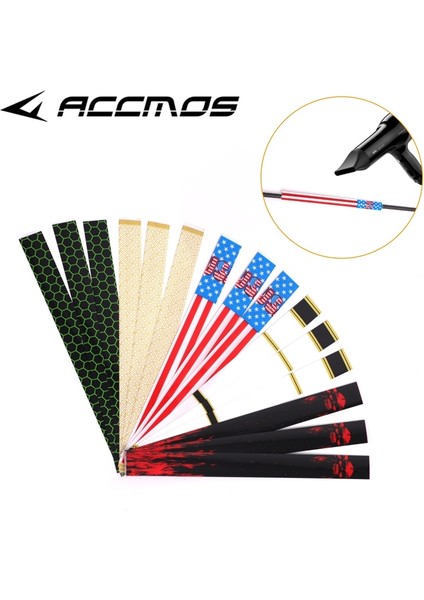 No.1 Tarzı Dıy Okçuluk Isıyla Daralan Ok Mili Sarar Kağıt Ok Etiket Paster Wrap Için Ahşap Bambu Avcılık Aksesuarları (Yurt Dışından) fiyatları