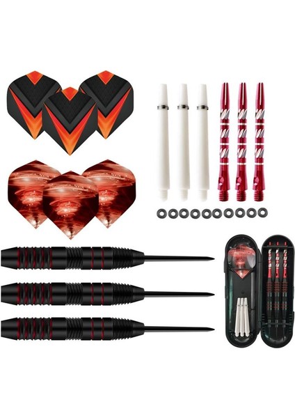 Kırmızı Stil Profesyonel Dart Tahtası Seti Metal Ucu Dart Seti Profesyonel Hedef Dart Seti Hediye Dart Oyunu Seti Kapalı Spor Eğlence Dart Oyunu (Yurt Dışından)