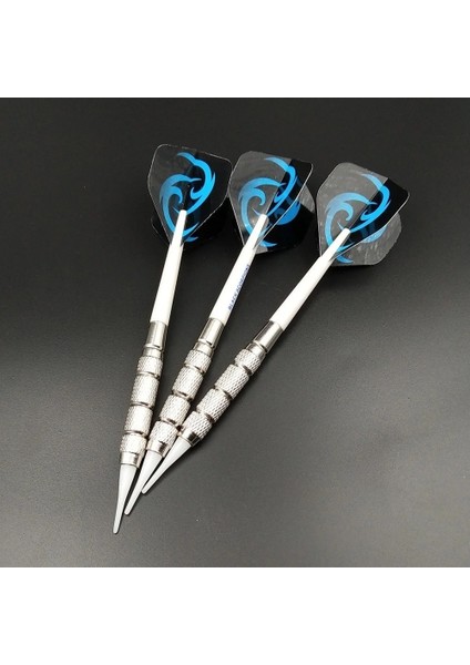 Mavi Stil Profesyonel Dart 18G Yumuşak Dart Kahverengi Kafatası Desenli Elektronik Yumuşak Uçlu Uçuşlar (Yurt Dışından)