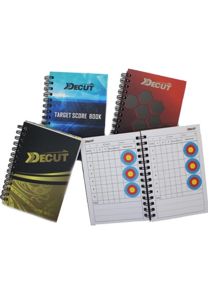 No.4 Tarzı 4 Renk Yeni Okçuluk Puanlama Kitabı Scorebook Puan Okçuluk Hedef Atış Sporu Için Malzemeleri (Yurt Dışından) modelleri