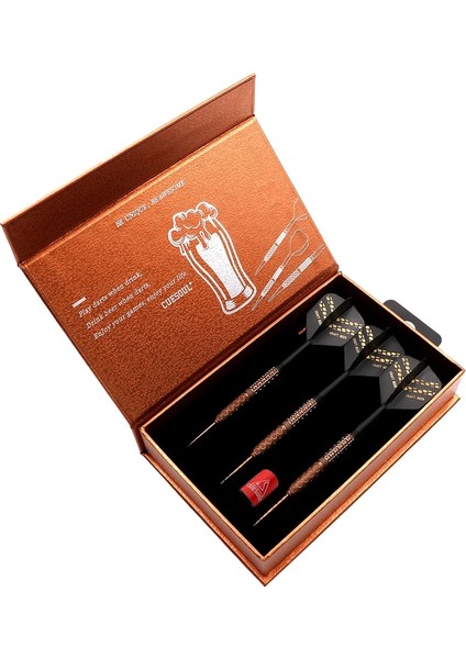 Dart Uçuş Stili Cuesoul Yağlı Boyalı Craft Bira Bitmiş ve Birleştirici Rost UÇUŞLARI-23G Çelik Uç %90 Tungsten Dart Seti (Yurt Dışından)