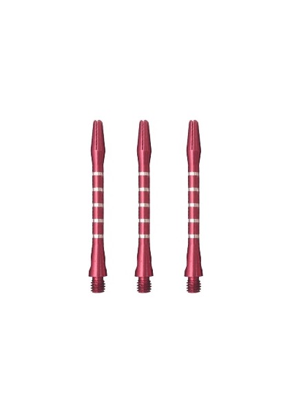 3 Kırmızı Stil Yeni Yüksek Li Renkli Dart Şaftları Alüminyum Alaşımlı Malzeme Dart Aksesuarları Şaft Dardos Flechette (Yurt Dışından)
