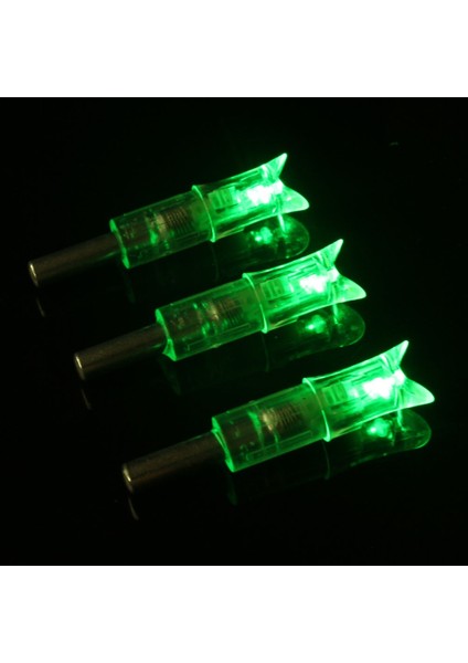3 Adet Mavi Stil Pcs Arbalet Ok Okçuluk Işıklı Nock LED Işık Parlak Gece Avcılık Sporları Çekim Okları Avcılık Aksesuarları (Yurt Dışından)