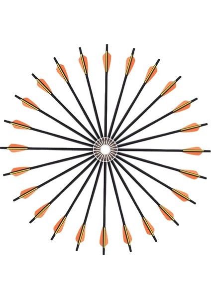 6 ADET17 Inç Tarzı Od8.8 Okçuluk Okları Inç Fiberglas Oklar Cam Elyaf Arbalet Cıvataları Avcılık 3" Tpu Kanatları (Yurt Dışından)