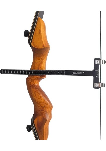 Siyah Stil Okçuluk Yay Kare T Cetvel Paslanmaz Çelik Malzeme Avcılık Ölçüm Aracı Yay ve Ok Atış Bowstring Konumlandırma Ölçeği (Yurt Dışından) indirimleri