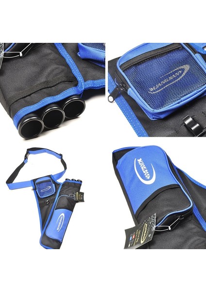 Kamuflaj Stili Okçuluk Avcılık Ok Sadak 3 Tüpler Bileşik Yay ve Oklar Açık Için Ayarlanabilir Kemer Geri Sadak Ok Çanta (Yurt Dışından) indirimleri