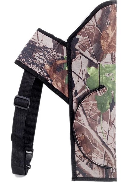 Kamuflaj Stili Avcılık 50 x 14 cm Blackcamo Ok Sadak Asılı Pot Çanta Yay Sadak Cepli Ok Torbalı Okçuluk (Yurt Dışından)