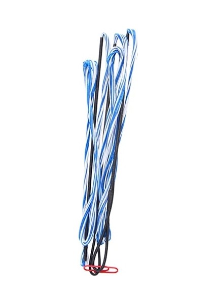 Mavi-Beyaz 70INCH Tarzı Trands Okçuluk Bowstring Yedek Yay Dize 8 Renk Fit Olimpik Yay Uzun Yay Açık Avcılık Çekim Aksesuarları (Yurt Dışından)
