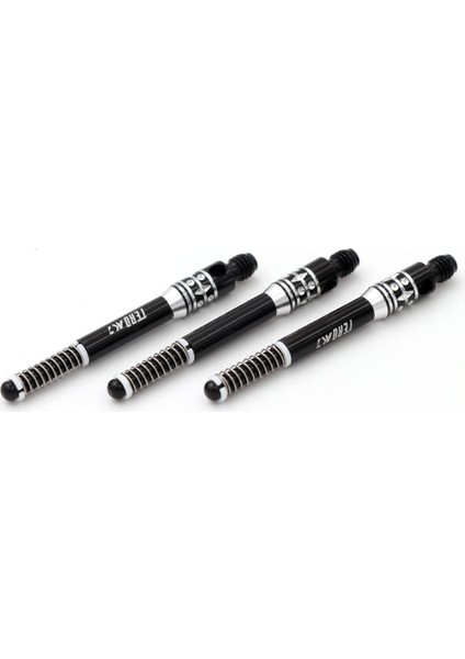 Siyah 53,1 mm Stili Cuesoul Tero Ak7 Alüminyum Dart Milleri Uzunluk 3'lü Set (Yurt Dışından)