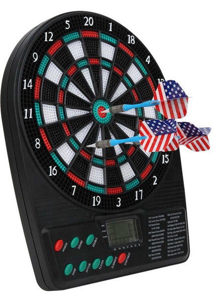 Siyah Stil LCD Ekran Elektronik Bullseye Dart Oyunu Otomatik Skor Tahtası Dart Tahtası Ev Partisi Dart Eğlence Oyunları (Yurt Dışından) modelleri