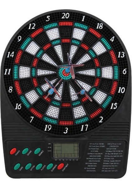 Siyah Stil LCD Ekran Elektronik Bullseye Dart Oyunu Otomatik Skor Tahtası Dart Tahtası Ev Partisi Dart Eğlence Oyunları (Yurt Dışından) fırsatları